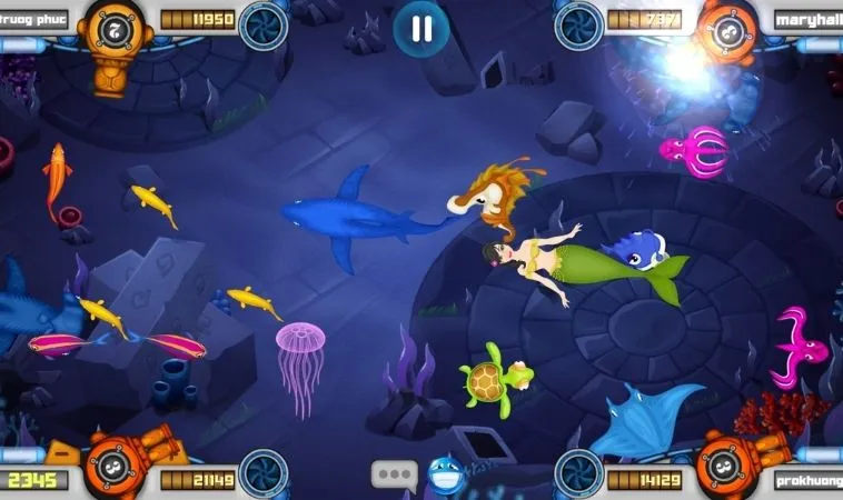 Giao diện chơi Bắn Cá 3D Tại BET168VN