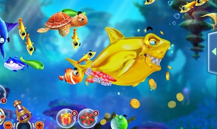 Giao diện chơi Bắn Cá Thần Tài Tại BET168VN