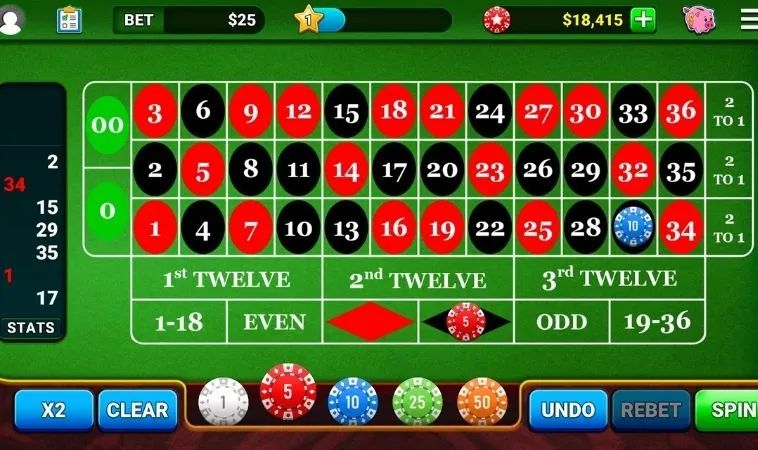 Bàn cược Roulette Tại Nhà Cái BET168VN
